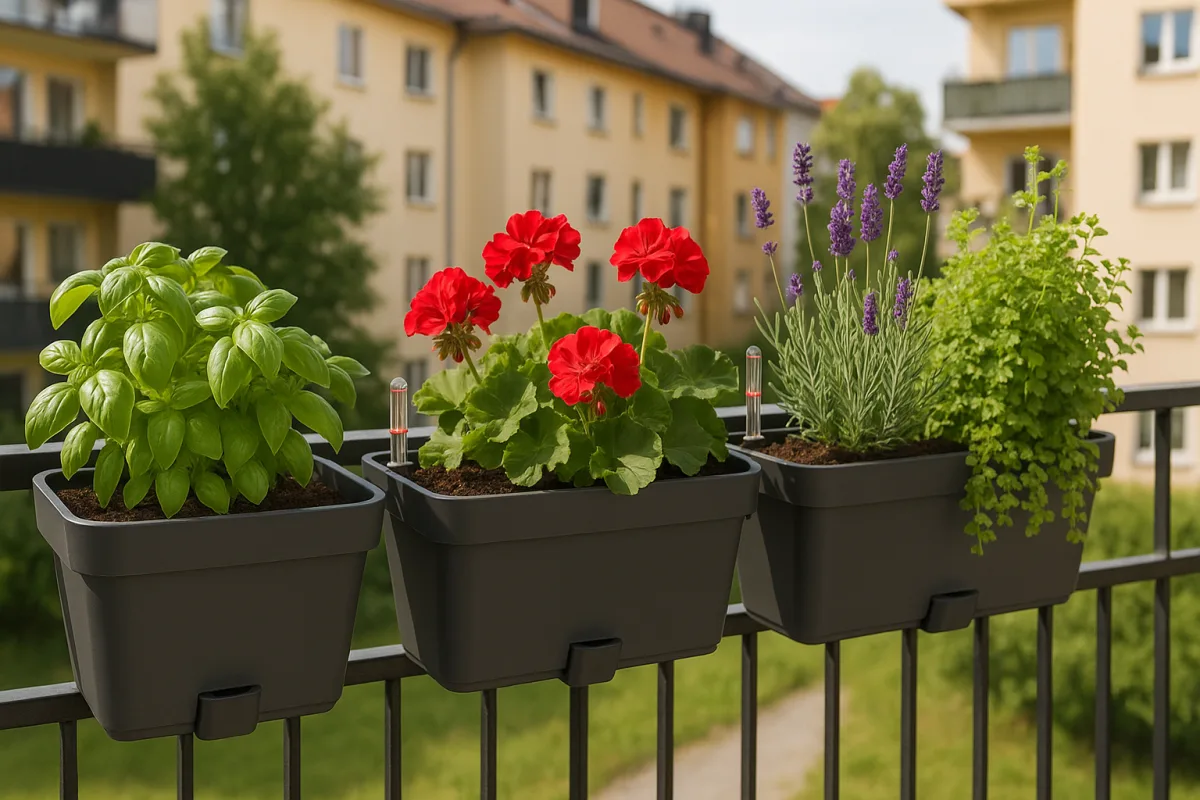 Vasi autoirriganti per balcone: rendi semplice la cura delle tue piante anche quando sei via