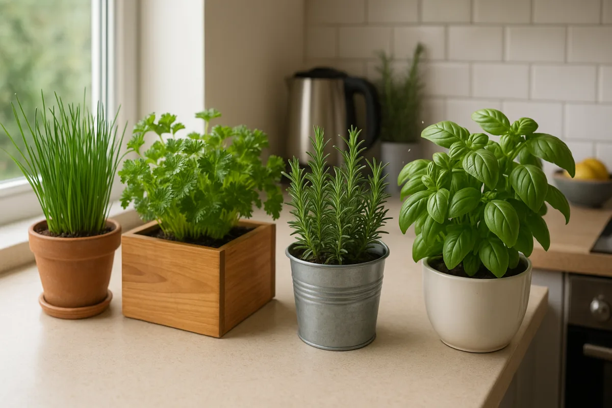 Mini orto aromatico in cucina: quali contenitori scegliere e dove posizionarli per il massimo raccolto