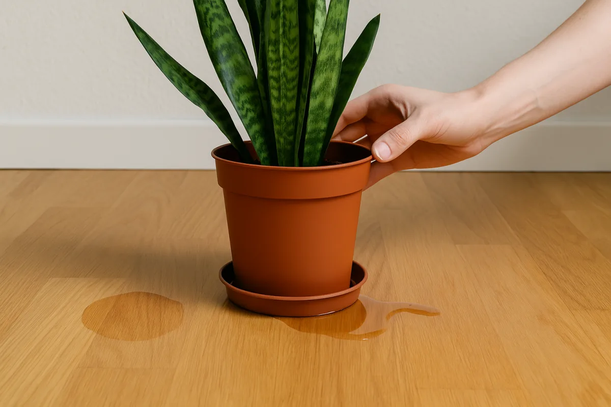 Parquet e piante: come evitare macchie d’acqua e deformazioni con un trucco semplice