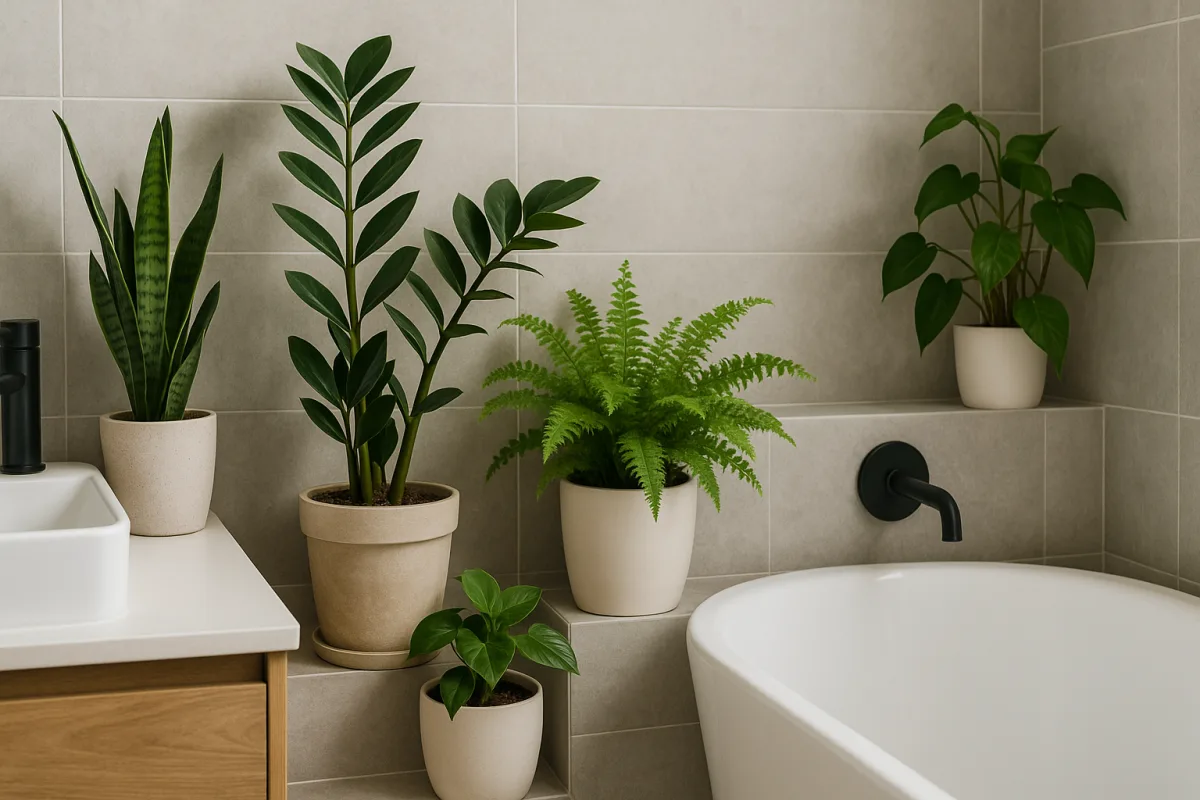 Bagno senza finestra: che piante puoi coltivare davvero? Solo queste sopportano luce scarsa e umidità