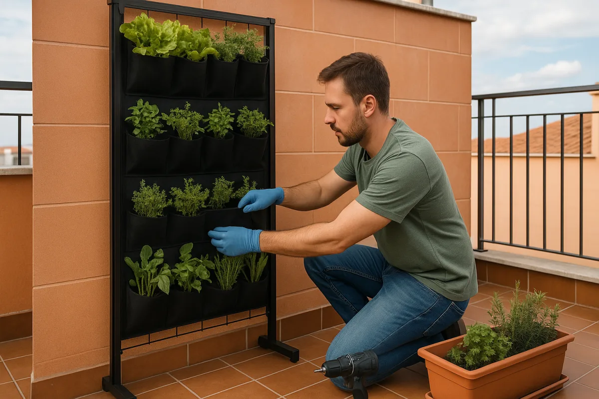 Installare un orto verticale sul terrazzo conviene? I vantaggi pratici che migliorano la gestione degli spazi