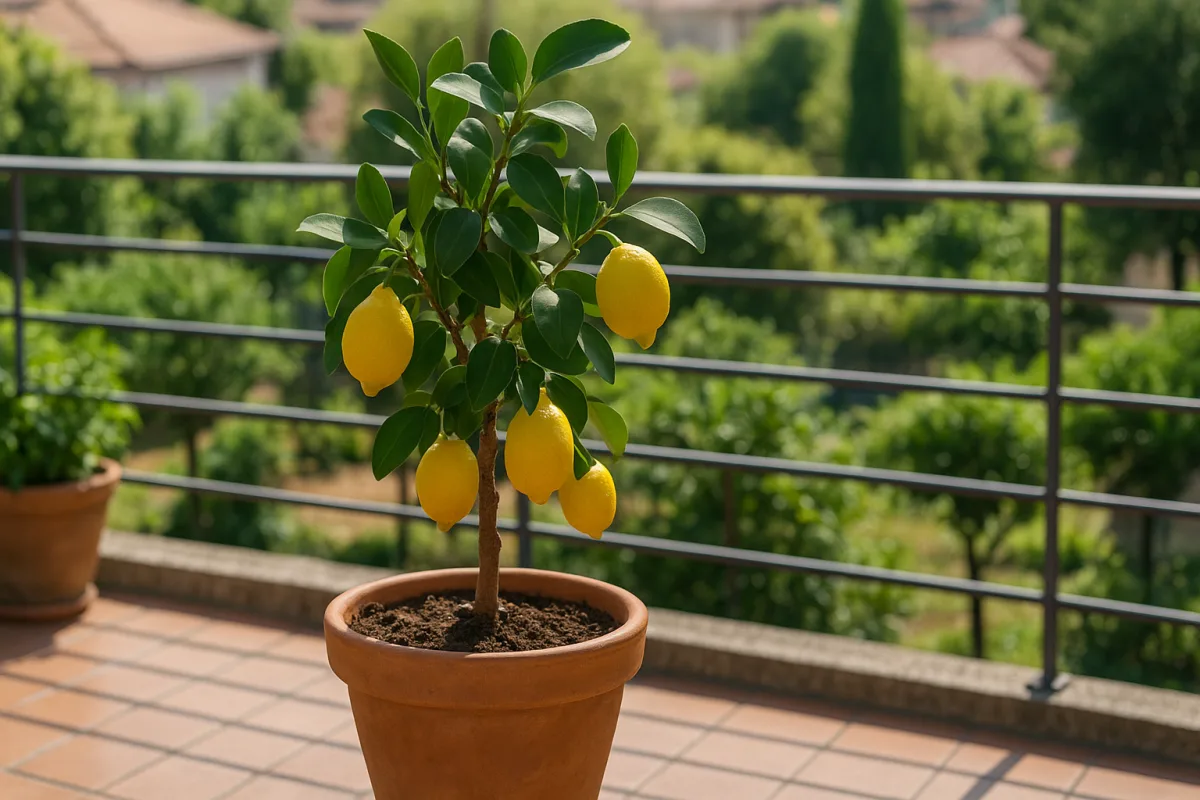 Limone in vaso sul terrazzo: la varietà nana che produce tutto l'anno
