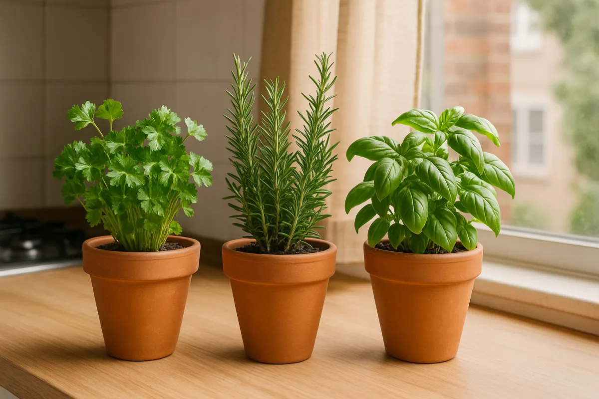 Vasi per erbe aromatiche in cucina: la profondità minima che cambia tutto