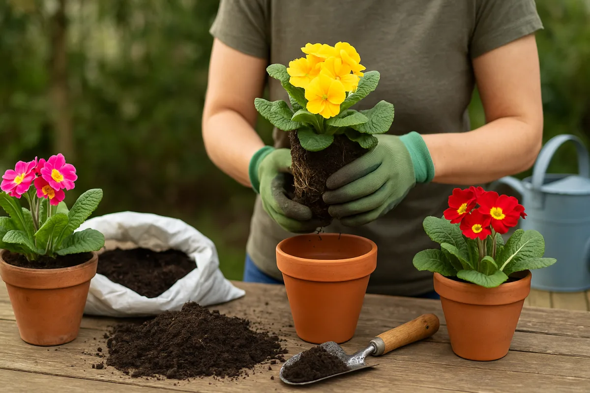Cambiare il terriccio alle piante in fiore: quando farlo senza bloccare la fioritura