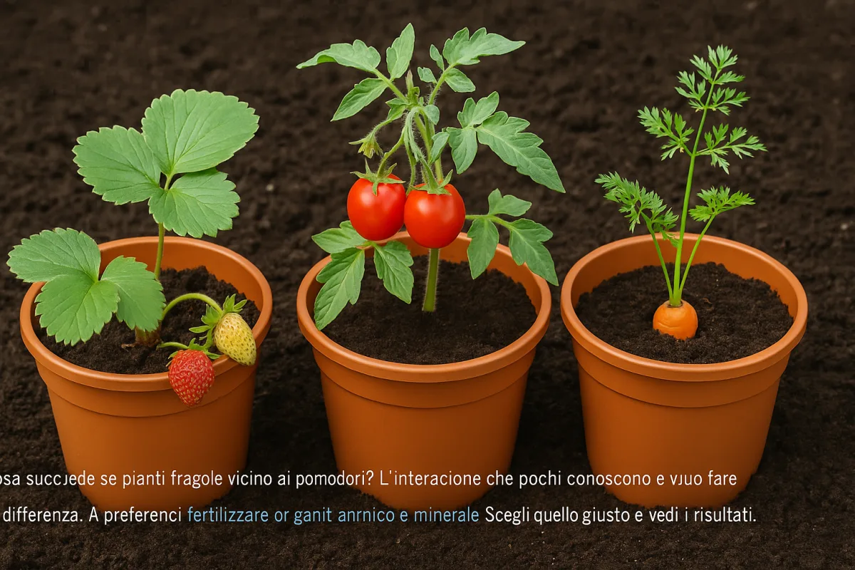 Piante consociate nell'orto in vaso: gli errori di posizionamento da non fare