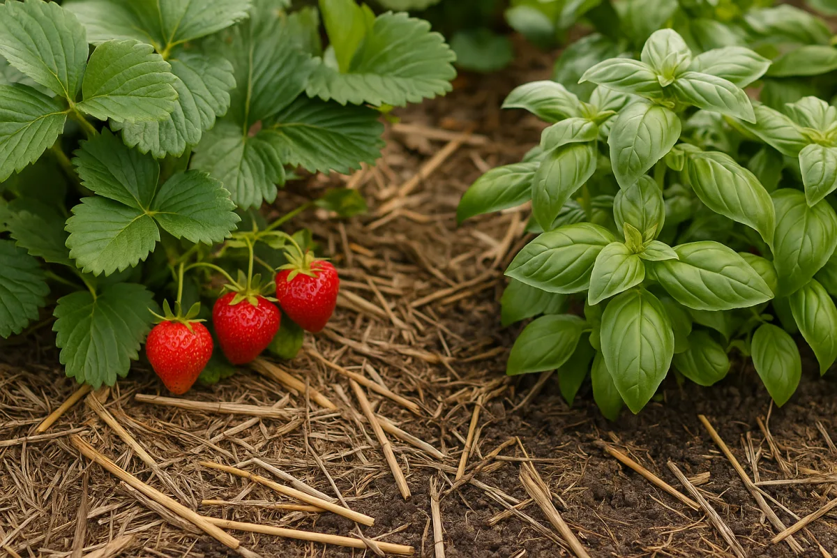 Consociare fragole con basilico nell'orto: il dettaglio che cambia il sapore del raccolto