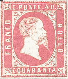 vecchio francobollo valore